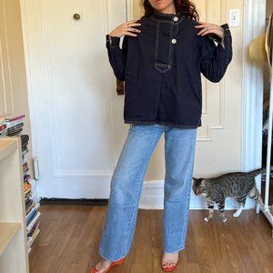 Vintage High Neck Sailor Top